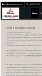 Mobile Screenshot of kingairacademy.com